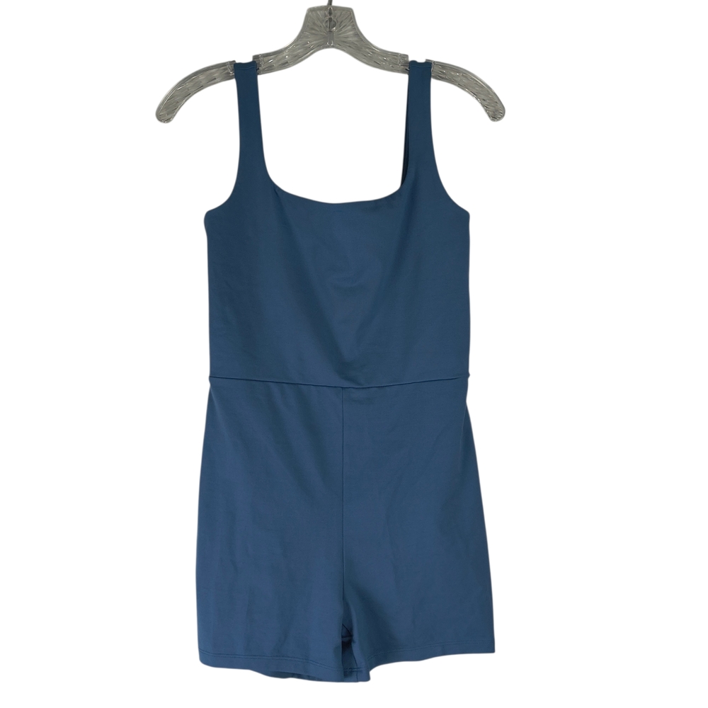 Reformation The Dev Ecostretch Short Jumpsuit Women's S Morning Glory Blue